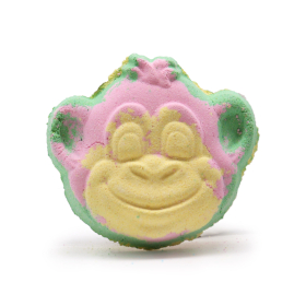 8x Monkey Bath Bomb 90g - Guava & Strawberry