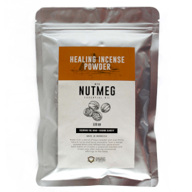 12x Healing Incense Powder - Nutmeg 100gm