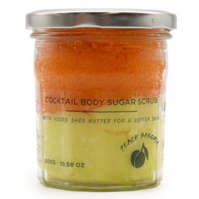 3x Fragranced Sugar Body Scrub - Peach Sangria 300g