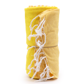 Cotton Pareo Towel - 100x180 cm - Sunny Yellow