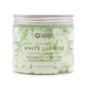 3x Gooseberry & White Tea Whipped Soap 120g