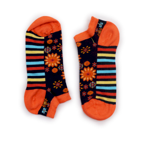 3x Hop Hare Bamboo Socks Low - Mandala Flowers S/M