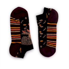 3x Hop Hare Bamboo Socks Low - Tree of Life S/M