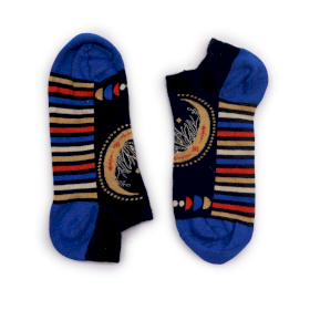3x Hop Hare Bamboo Socks Low - Lunar Phases S/M