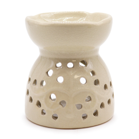 3x Tree of Life Oil Burner - Ivory