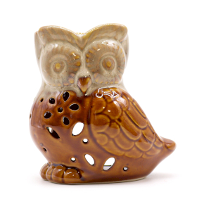 6x Classic Rustic Oil Burner - Owl Side-on (assorted)