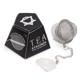 3x Raw Gemstone Tea Strainer - Rock Quartz