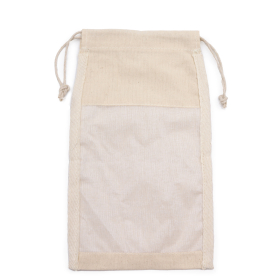 10x Lrg Cotton Window Pouch - 26x15cm