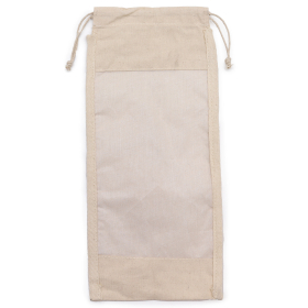 10x Long Cotton Window Pouch - 35x15cm