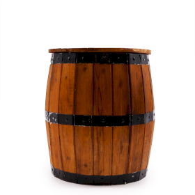 Beer Barrel Stool - Natural 38x32cm
