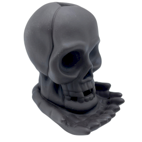 Backflow Incense Burner - Weeping Skull (with light)