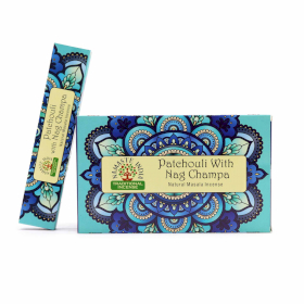 12x Namaste Mandala Masala Incense - Patchouli With Nag Champa