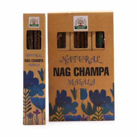 12x Natural Botanical Masala Incense - Nag Champa