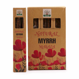 12x Natural Botanical Masala Incense - Myrrh