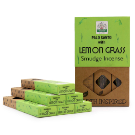12x Earth Inspired Smudge Incense - Lemon Grass