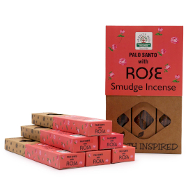 12x Earth Inspired Smudge Incense - Rose