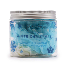 3x White Christmas Whipped Cream Soap 120g
