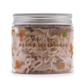 3x Warm Gingerbread Whipped Soap 120g