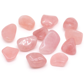 18x Pack of 18 XL Tumble Stones - Rose Quartz