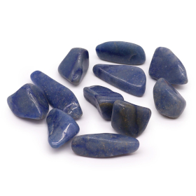 18x XL Tumble Stones - Blue Quartz