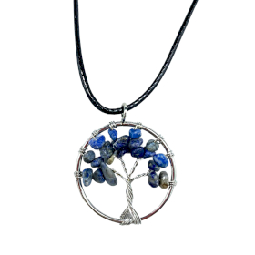 Tree of Life Pendant - Sodalite