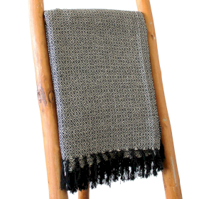 Boho Comfort Throw - 125x150cm - Charcoal