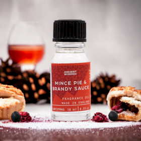 10x Mince Pie & Brandy Sauce Fragrance Oil 10ml