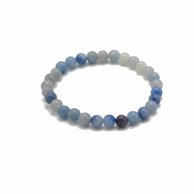 4x Gemstone Manifestation Bracelet - Blue Lace Agate - Independence