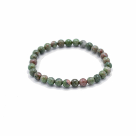 4x Gemstone Manifestation Bracelet - Green Jasper - Growth