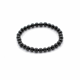 4x Gemstone Manifestation Bracelet -  Black Agate - Protection