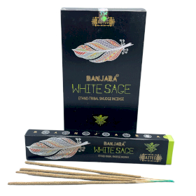 12x Banjara Tribal Smudge Incense - White Sage