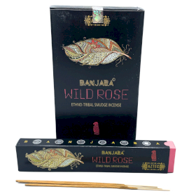 12x Banjara Tribal Smudge Incense - Wild Rose