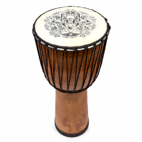 Hamsa Wide Top Djembe Drum - 22cm