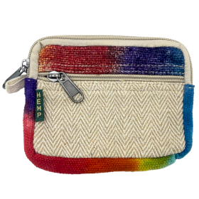 Tiedye Hemp Square Pouch