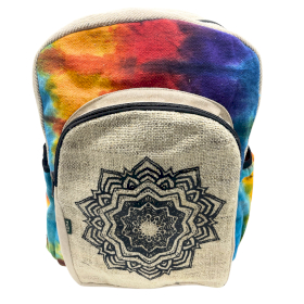 Tiedye Hemp Large Backpack - Mandala