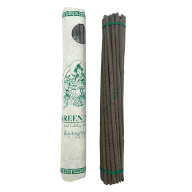 5x Rolled Pack of 30 Premium Tibetan Incense - Green Tara