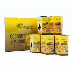 12x Aromatika Masala Backflow Incense - Coconut & Mango