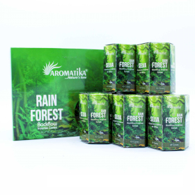 12x Aromatika Masala Backflow Incense - Rain Forest