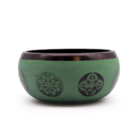 Earth Power Singing Bowl - Mandala Buddha - 16cm