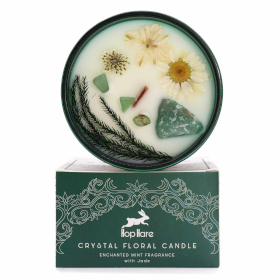 Hop Hare Crystal Magic Flower Candle - The Magician