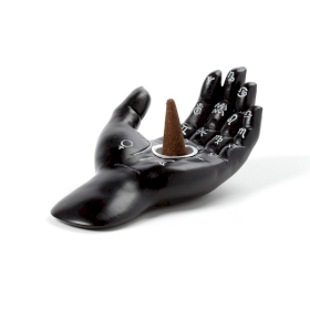 2x Mantric Hand/Tarot Hand Palm Incense Cone Burner Dish