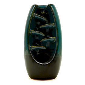 Backflow Incense Burner - Serene Oval Cascade