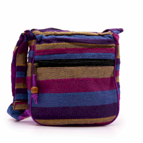 4x Lrg Nepal Sling Bag  (Adjustable Strap) - Wild Flowers
