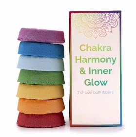 3x Chakra Bath Fizz - Large Box - Chakra Harmony & Inner Glow