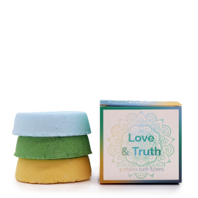 3x Chakra Bath Fizz - Small box - Love & Truth