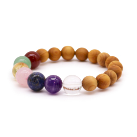 3x Cedarwood & Seven Chakras Bangle