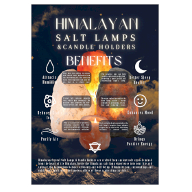 Salt Lamps Info Poster A3