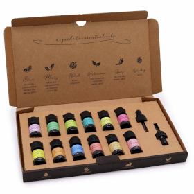 Aromatherapy Essential Oil Set - The Top 12