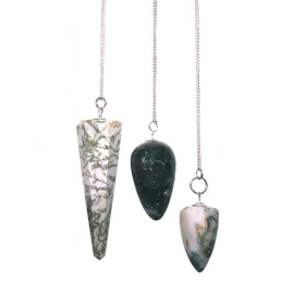 3x Magic Pendulum - Tree Agate