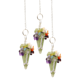 3x Magic Pendulum - Seven Chakra - Aventurine